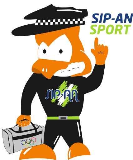 45- Boceto mascota SIP-AN SPORT de Rafael Ortega Serrano